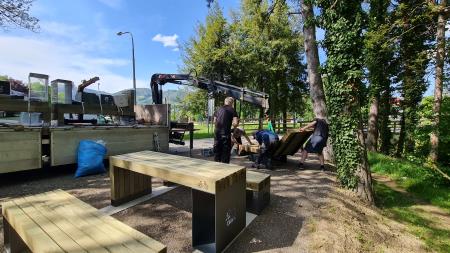 Kolesarsko počivališče Ruše